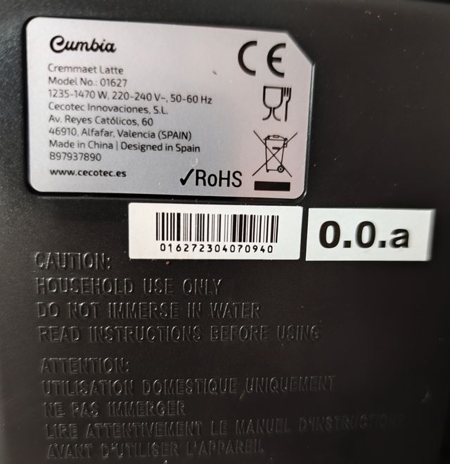 Cafetera automática Cecotec 19 bar