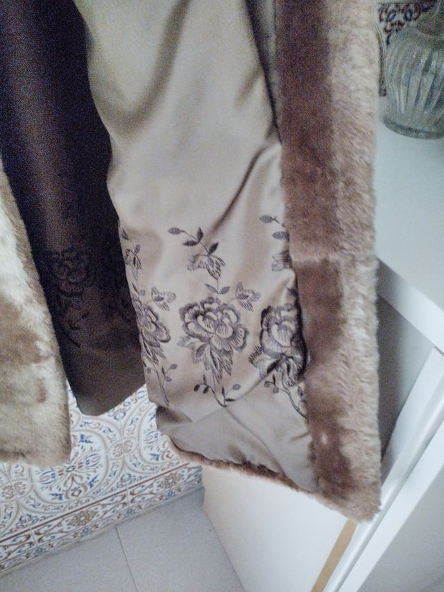 Abrigo marrón 3/4 vintage