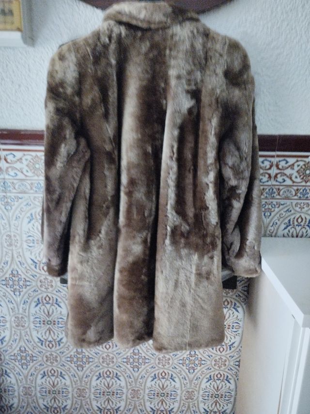 Abrigo marrón 3/4 vintage