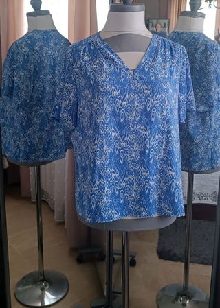 Blusa ZERMATT azul - Talla 48