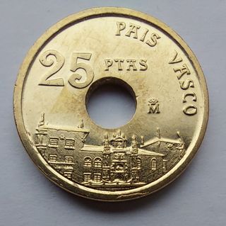 MONEDA 25 PESETAS 1993 PAIS VASCO SC