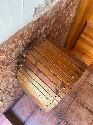 Botellero madera estilo barril