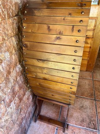 Botellero madera estilo barril