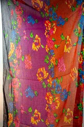 Pareo Foulard floreale multicolor
