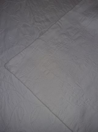 Colcha ZARA HOME blanca algodón