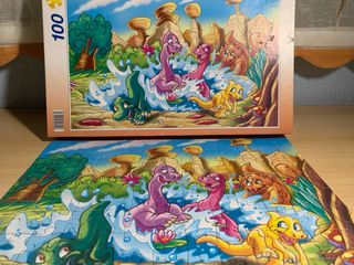 Puzzle 100 piezas Dinosaurios