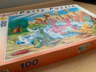 Puzzle 100 piezas Dinosaurios