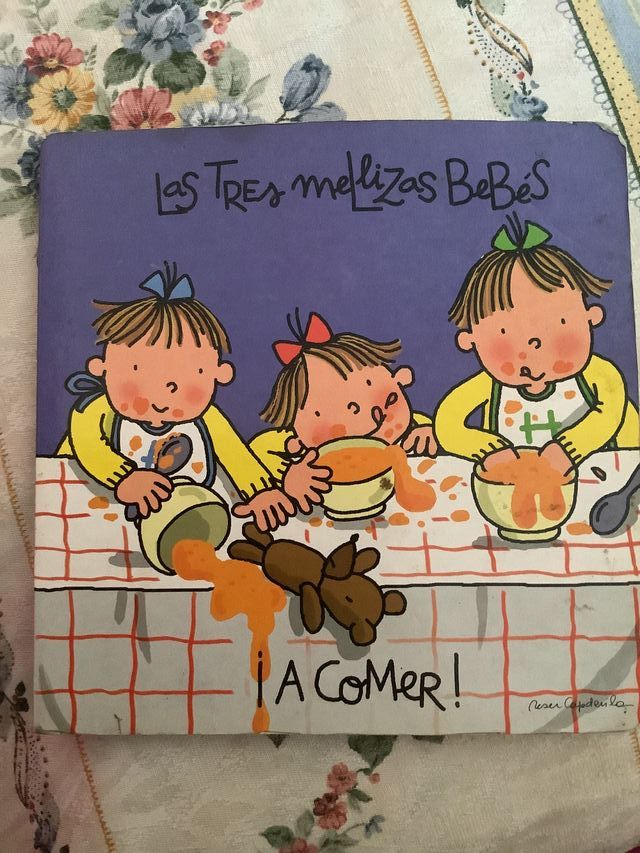 Libro Las Tres Mellizas Bebés: ¡A comer!