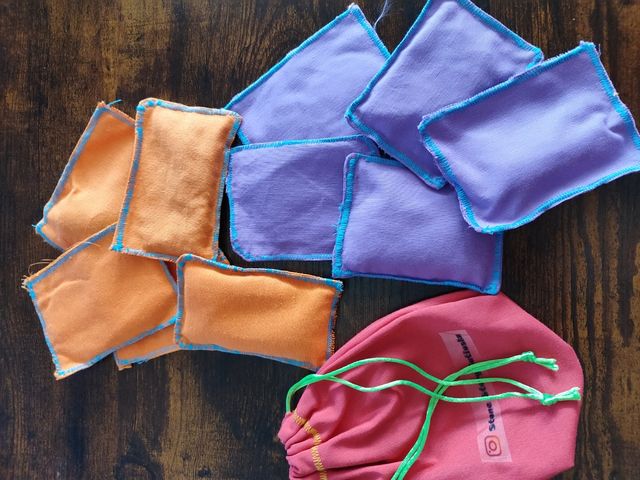 Saquitos sensoriales tela - juego de 10 uds