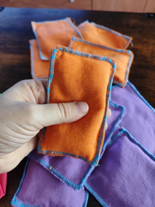 Saquitos sensoriales tela - juego de 10 uds