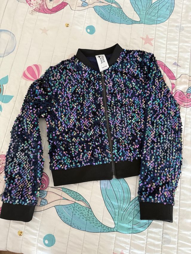 Chaqueta lentejuelas niña - Talla 122/128 (7/8)