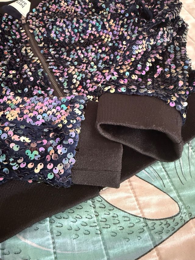 Chaqueta lentejuelas niña - Talla 122/128 (7/8)