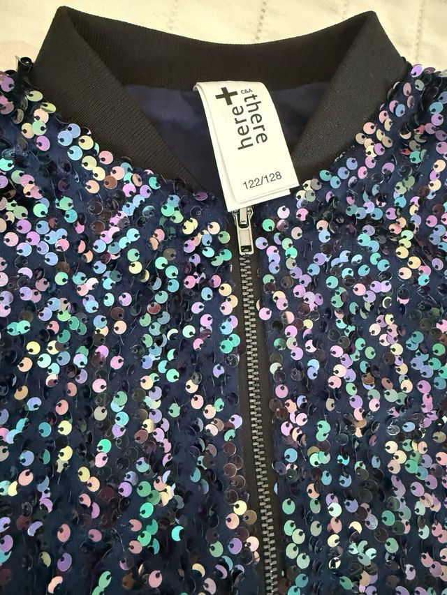 Chaqueta lentejuelas niña - Talla 122/128 (7/8)