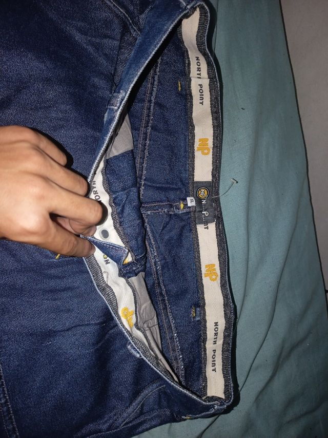 Shorts vaqueros azul retro