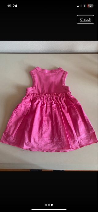 Vestitino bimba 6 mesi rosa
