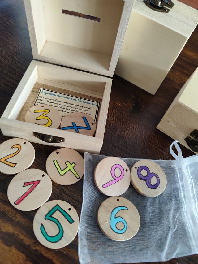 Juego Montessori madera