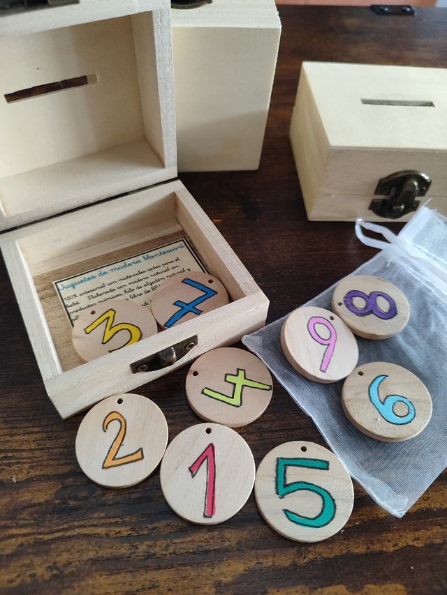 Juego Montessori madera