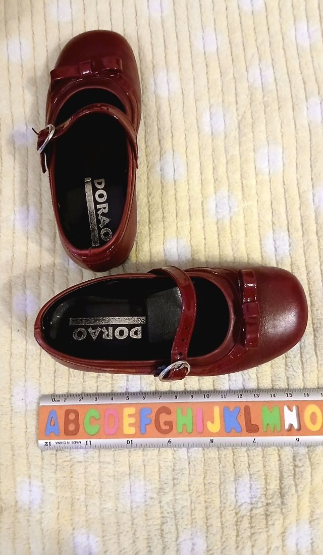 Zapatos niña Burdeos talla 22