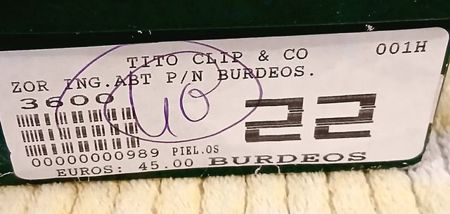 Zapatos niña Burdeos talla 22