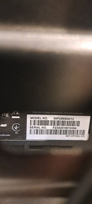 Smart TV LED 4K 50" Negra