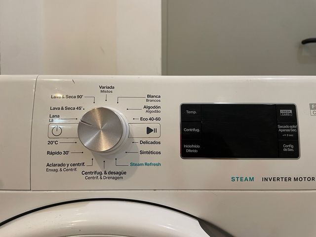 Lavasecadora Whirlpool FFWDB864349WV, 8/6 kg, Carga Frontal, Eficiencia D - Blanco