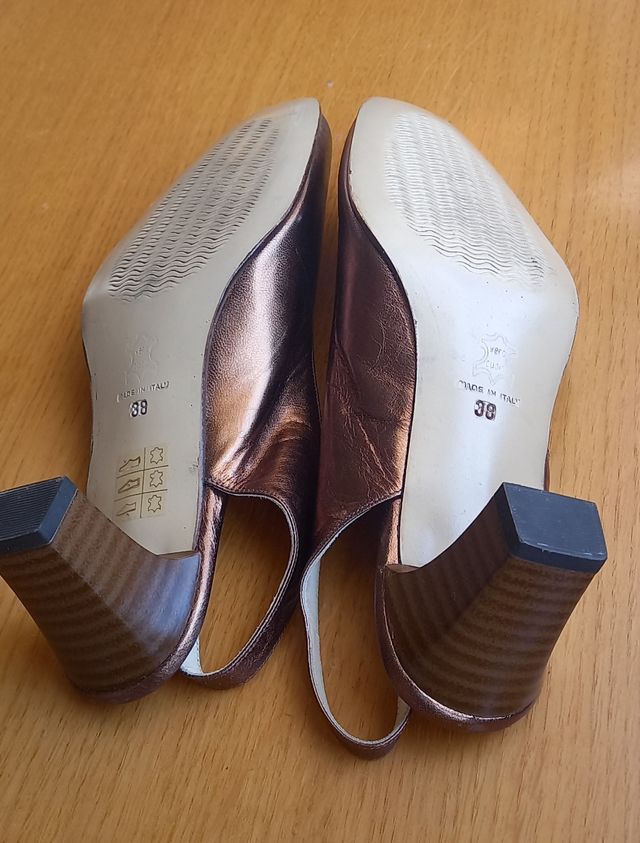 Sandali Lady Comfort Marrone Oro