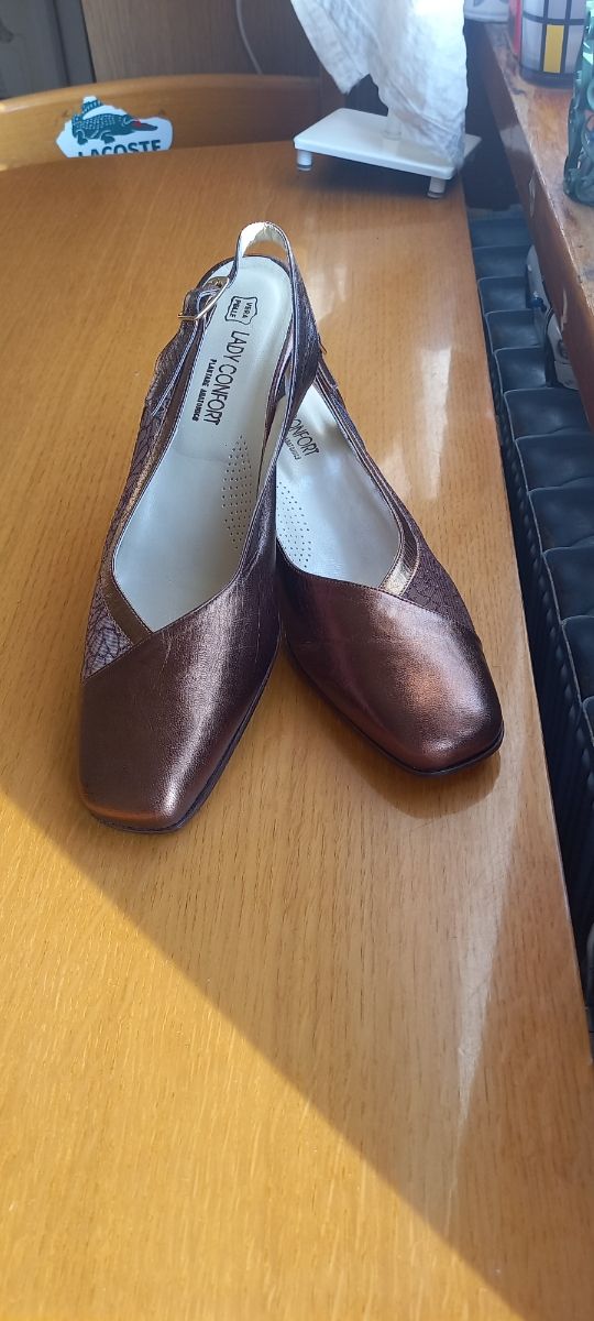 Sandali Lady Comfort Marrone Oro