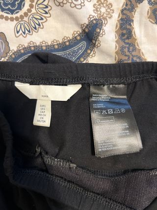 Pantalones premamá negros