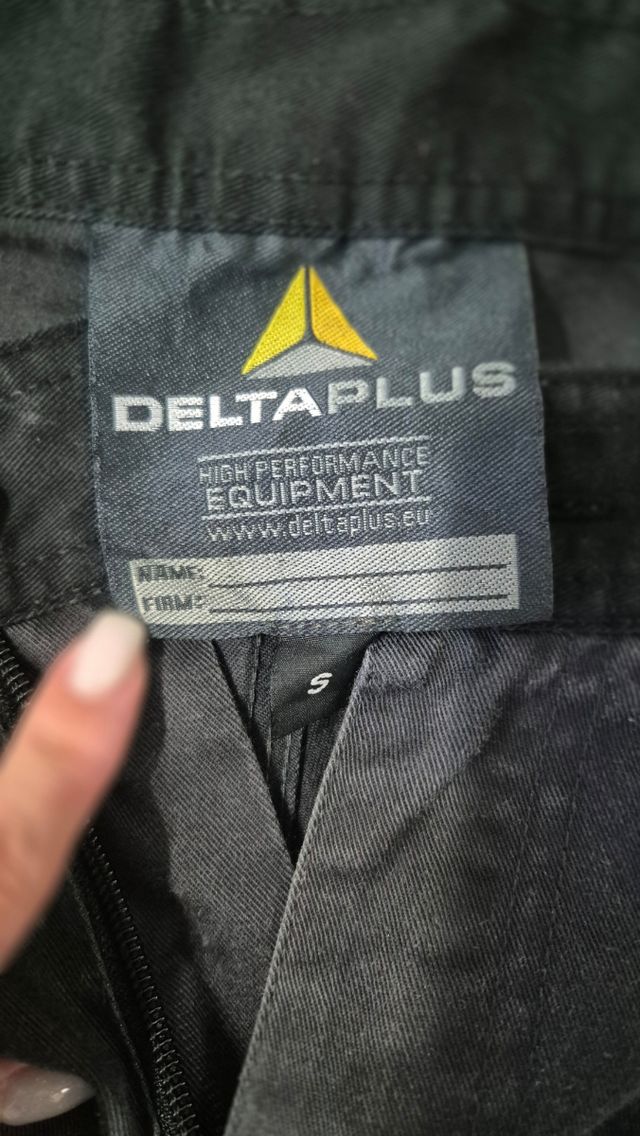 Pantaloni Deltaplus neri tg.S