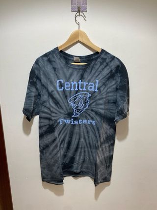 Lote 2 camisetas tie dye oscuras XL unisex