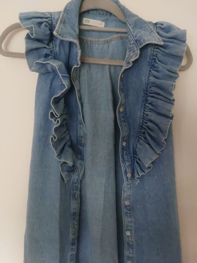 Vestido vaquero corto azul