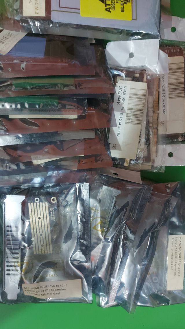 24 unidades. Adaptadores M.2 NVMe PCIe Nuevos