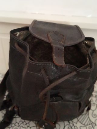 Mochila marrón vintage