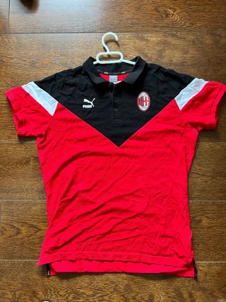 Polo Puma AC Milan - Rojo y Negro