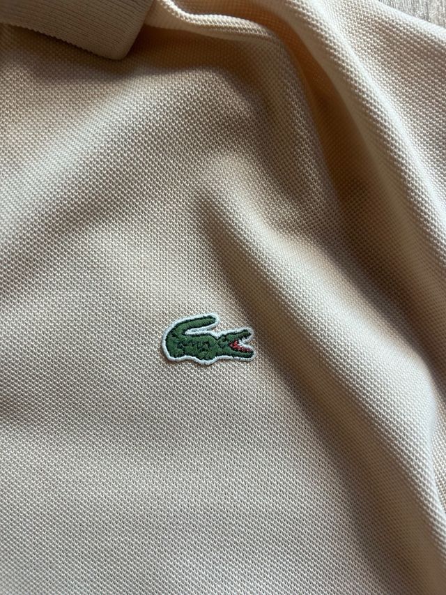 Polo Lacoste beige