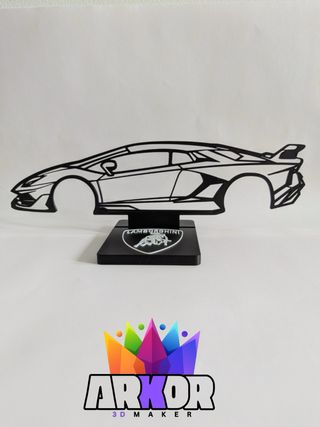 Lambo Aventador SVJ: Figura 3D