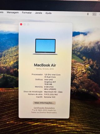 MacBook Air 13" 2019 Plata