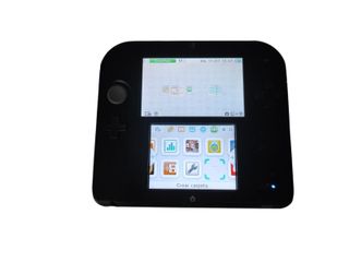 CONSOLA NINTENDO 2DS NEGRA Y AZUL + CARGADOR