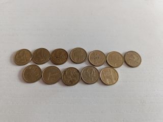 12 Monedas 5 Pesetas España