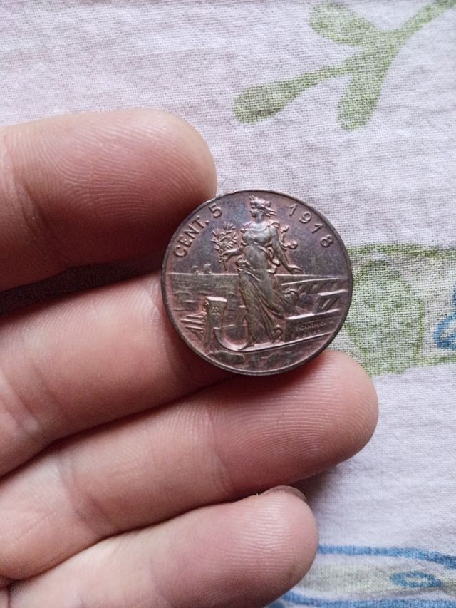 5 Centesimi Italia 1918