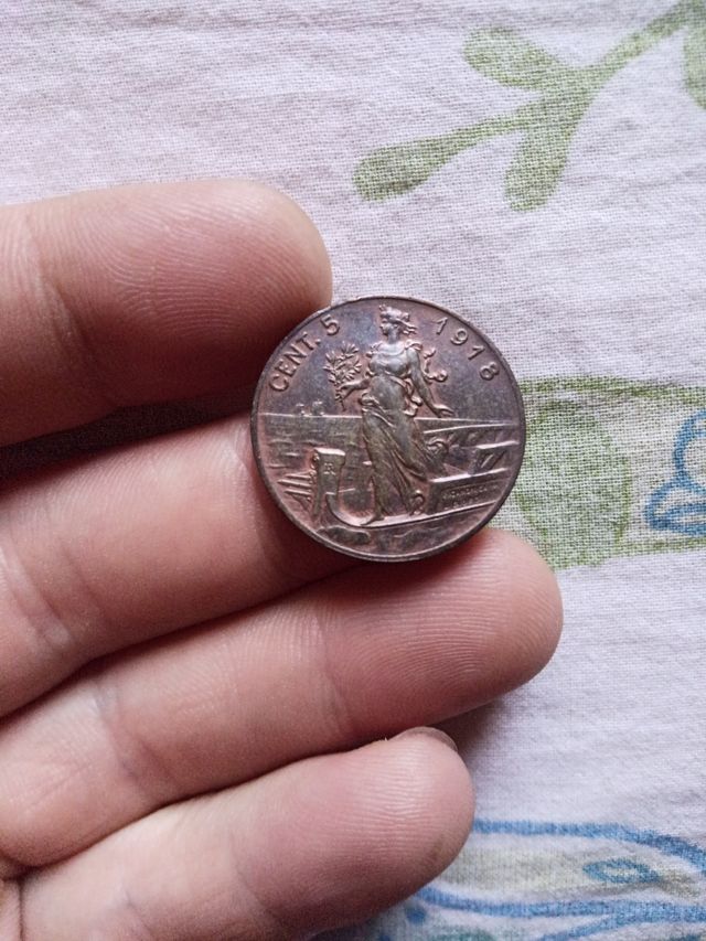 5 Centesimi Italia 1918