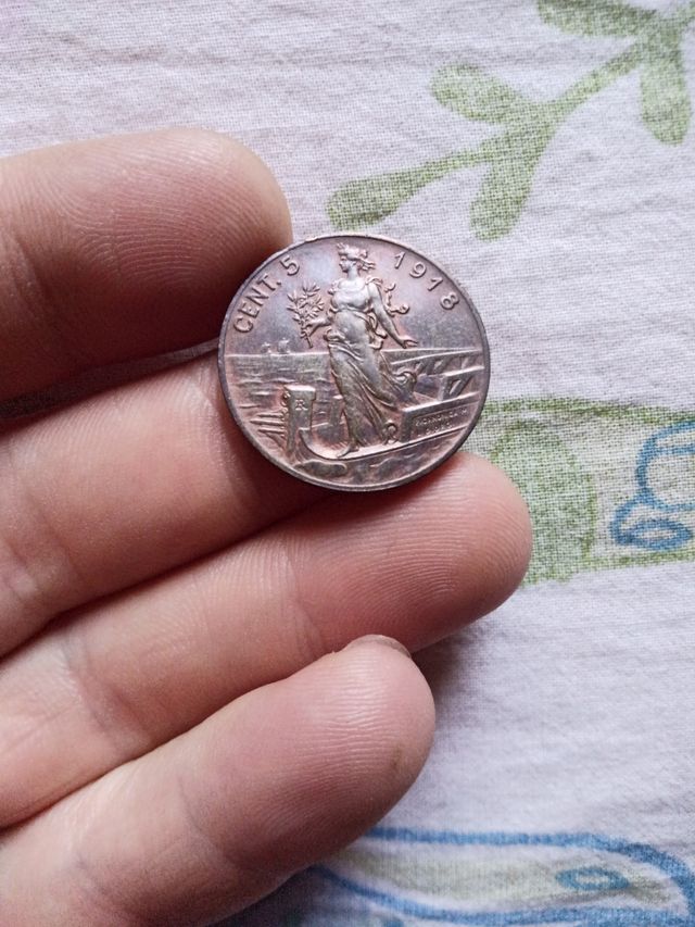5 Centesimi Italia 1918