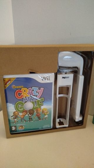 Wii Crazy Mini Golf + accesorio