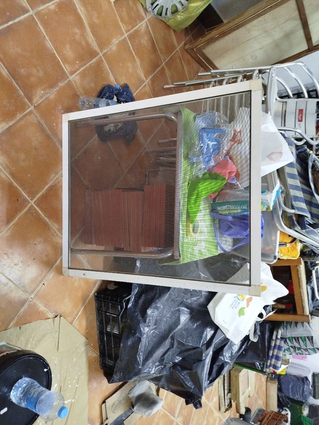 Mosquitera aluminio blanca