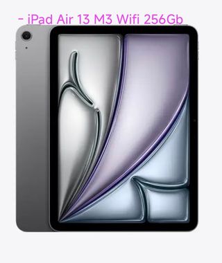 - iPad Air 13 M3 Wifi 256Gb Gris Precintado
