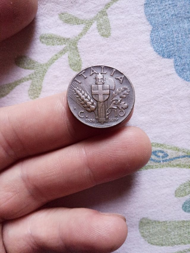 10 Centesimi Italia 1936