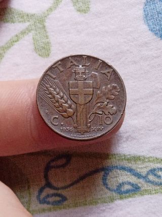 10 Centesimi Italia 1936