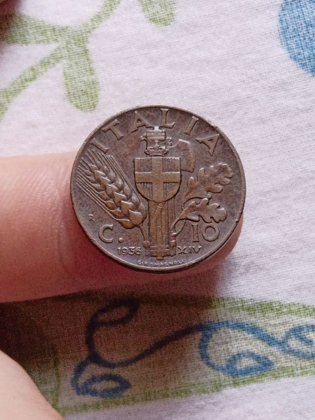 10 Centesimi Italia 1936