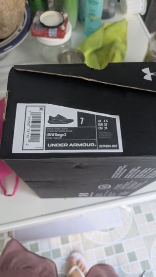 Zapatillas Under Armour Mujer Negras