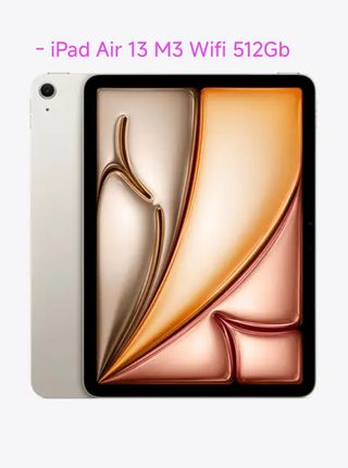 iPad Air 13 M3 Wifi 512Gb blanco Precintado